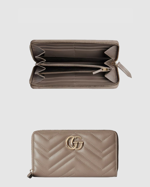 [GUCCI-구찌]GG 마몬트 마테라세 라운드 장지갑 토프 443123