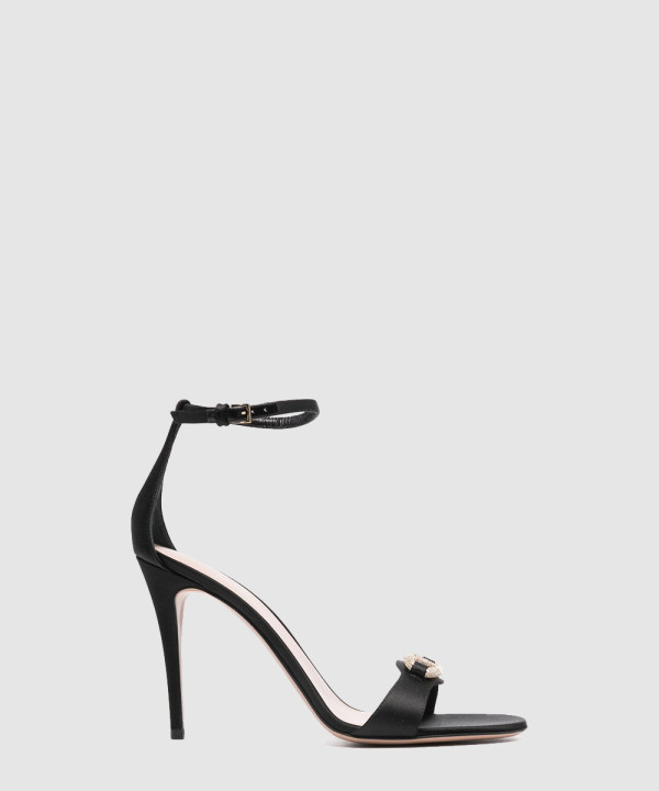 [VALENTINO-발렌티노]시그니처 새틴 힐 샌들
