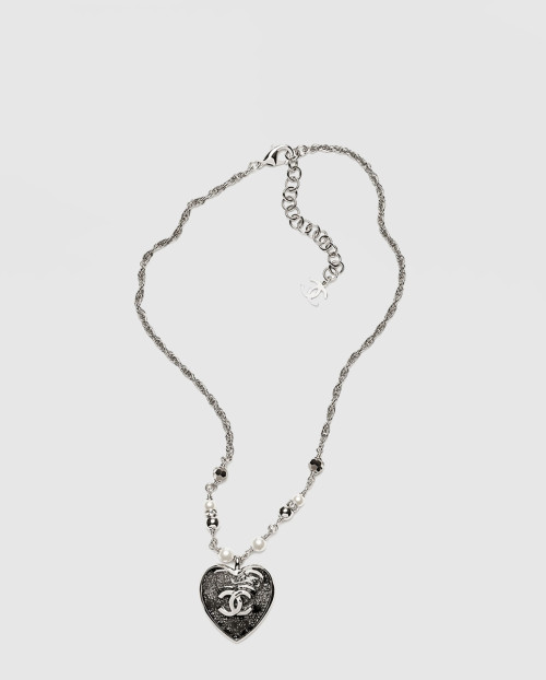 [CHANEL-샤넬]하트 목걸이 ABE683
