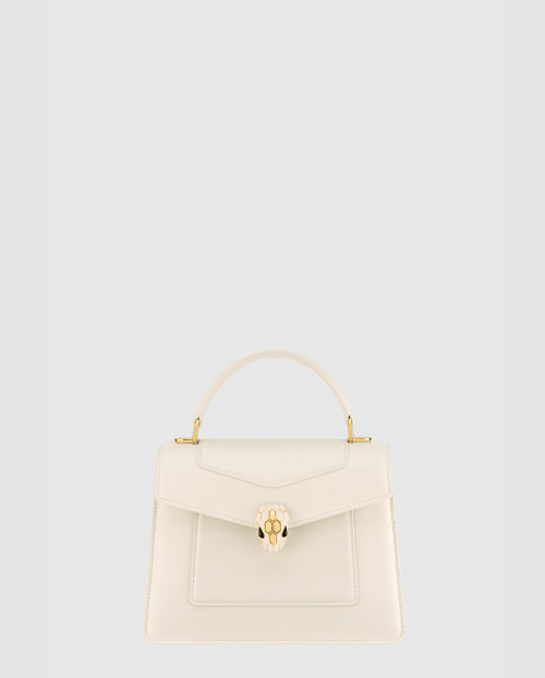 [BULGARI-불가리]서펜티 포에버 미디엄 탑 핸들백 송아지 가죽 294495