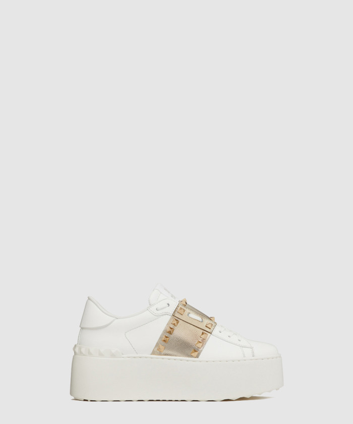 레플리카|이미테이션 valentino-발렌티노송아지-가죽-플랫-스니커즈