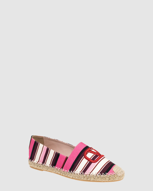 [VALENTINO-발렌티노]컬러 스트라이프 피셔 슈즈