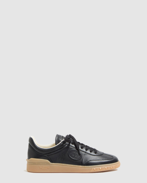 [VALENTINO-발렌티노]홀로우 레더 로우탑 스니커즈