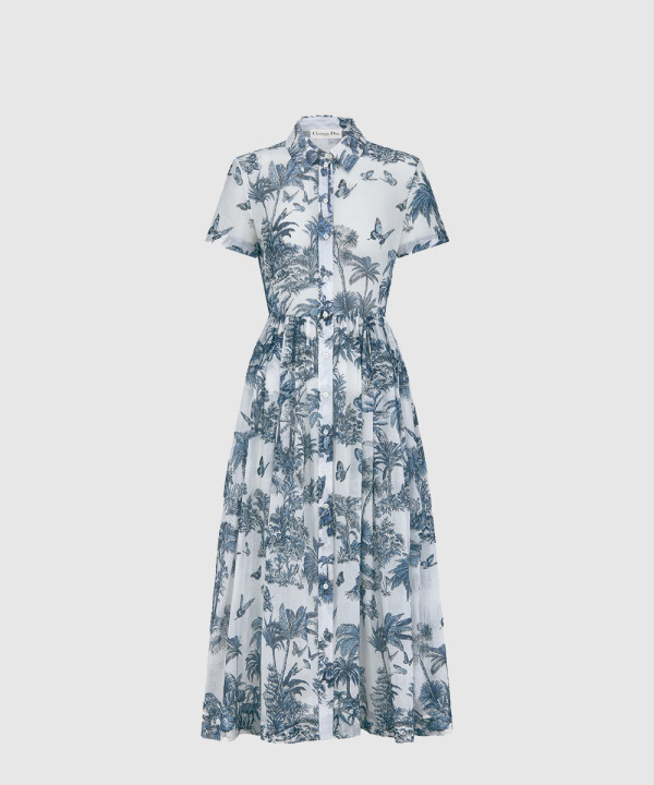 [DIOR-디올]Dioriviera 미디 셔츠 드레스 541R8