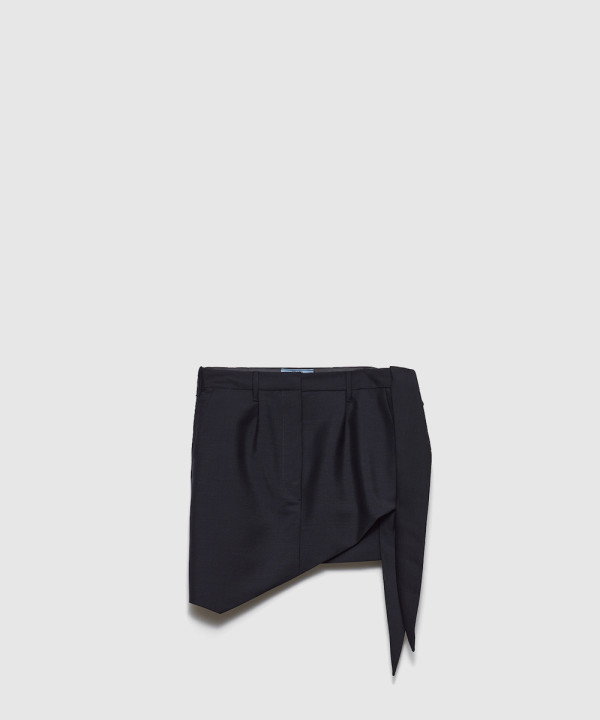 [PRADA-프라다]키드 모헤어 미니 스커트 P114Z