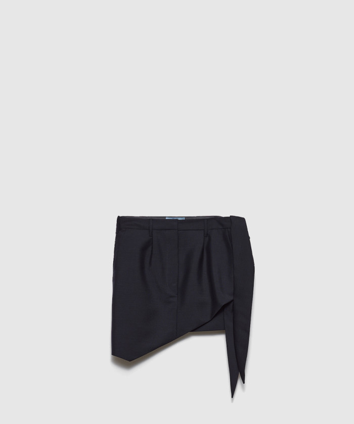 레플리카|이미테이션 prada-프라다키드-모헤어-미니-스커트-p114z