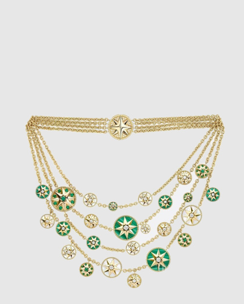 [DIOR-디올]Rose des Vents 플래스트런 목걸이 JRDV9