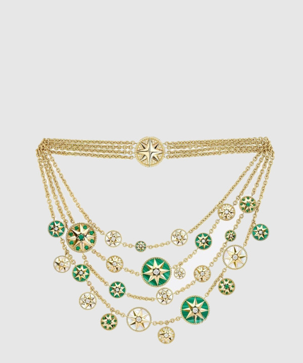 [DIOR-디올]Rose des Vents 플래스트런 목걸이 JRDV9