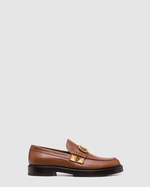 [VALENTINO-발렌티노]가라바니 스터드 사인 가죽 로퍼