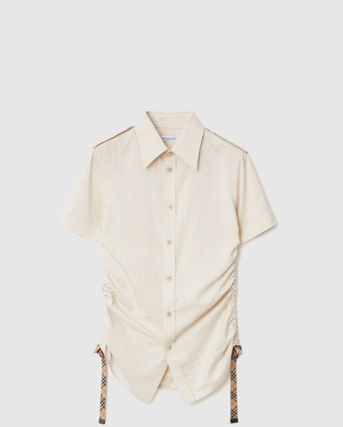 [BURBERRY-버버리]스트라이프 실크 셔츠 81081591