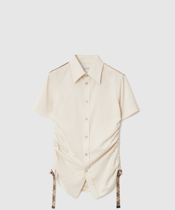 [BURBERRY-버버리]스트라이프 실크 셔츠 81081591