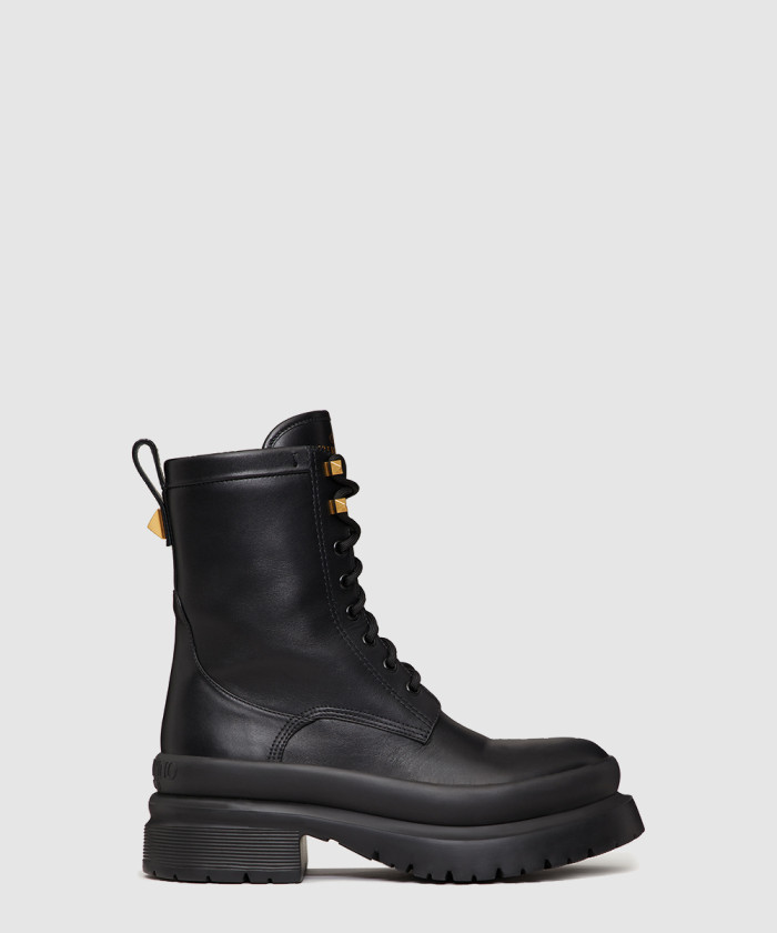 레플리카|이미테이션 valentino-발렌티노로만-스터드-송아지-가죽-밀리터리-앵클-부츠