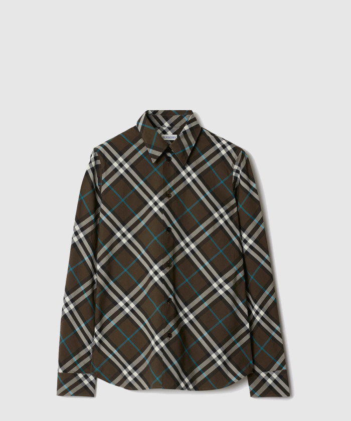 레플리카|이미테이션 burberry-버버리슬림핏-체크-코튼-셔츠-81037181