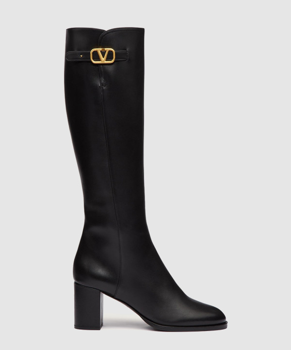 [VALENTINO-발렌티노]브이로고 시그니처 송아지 가죽 부츠