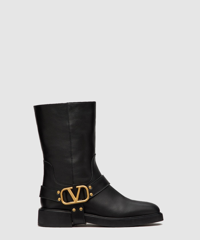 레플리카|이미테이션 valentino-발렌티노시그니처-송아지-가죽-앵클-부츠