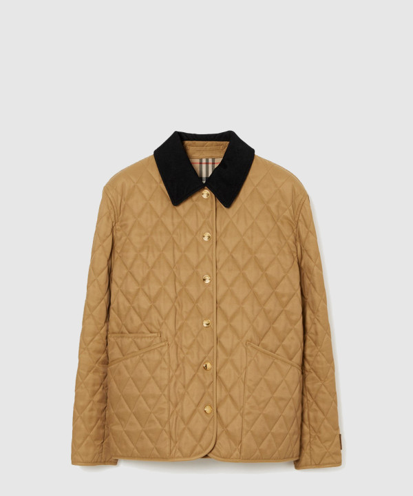 [BURBERRY-버버리]퀼팅 반 재킷 80498641