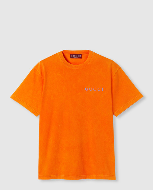 [GUCCI-구찌]프린트 코튼 저지 티셔츠 796395