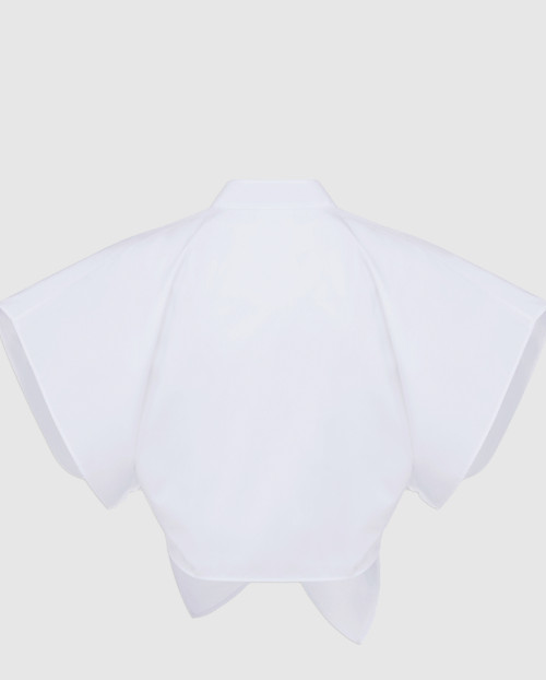 [DIOR-디올]Dioriviera 타이 크롭 블라우스 541B6