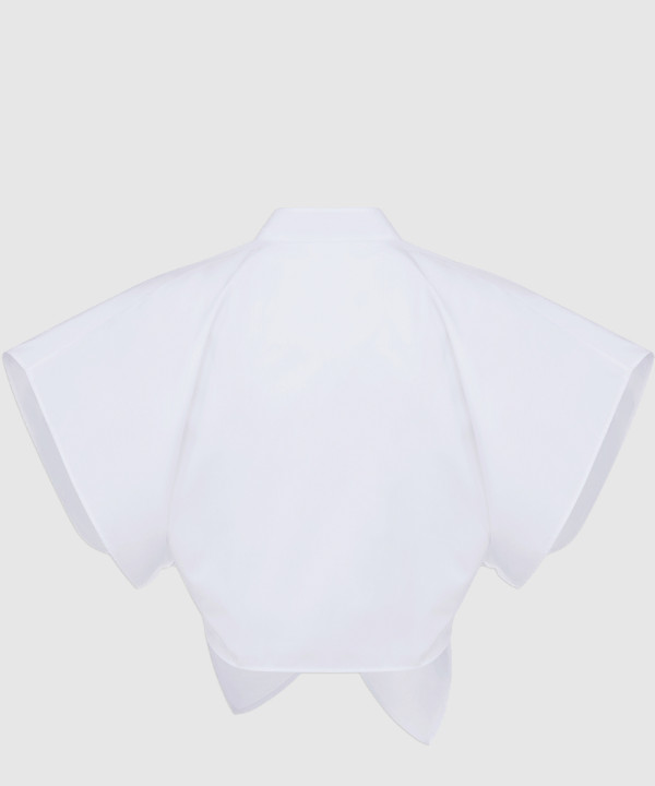 [DIOR-디올]Dioriviera 타이 크롭 블라우스 541B6