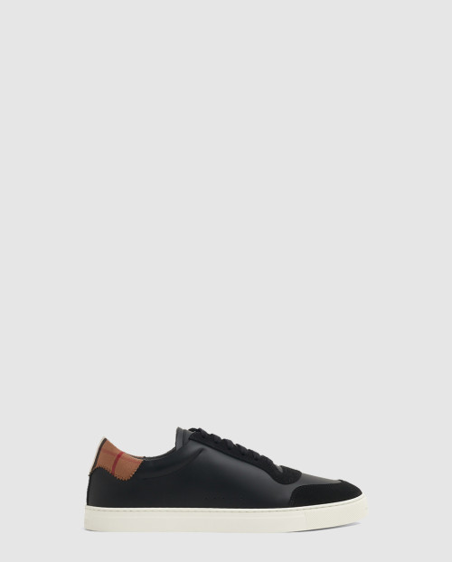 [BURBERRY-버버리]빈티지 체크 레더 스니커즈 8061752