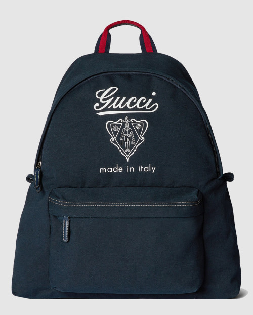 [GUCCI-구찌]플라워 캔버스 빅 백팩 821643