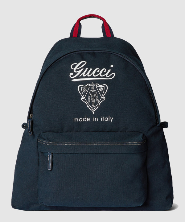 [GUCCI-구찌]플라워 캔버스 빅 백팩 821643