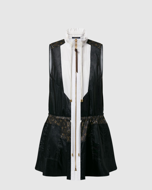 [LOUIS VUITTON-루이비통]컬러블록 드로스트링 드레스 1AHGFP