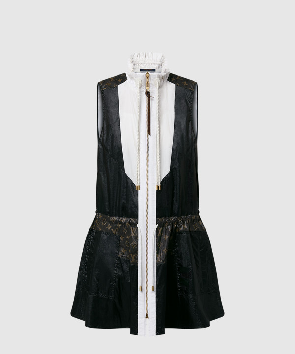 [LOUIS VUITTON-루이비통]컬러블록 드로스트링 드레스 1AHGFP