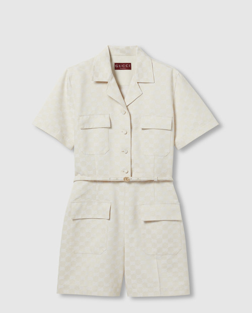 [GUCCI-구찌]GG 코튼 개버딘 점프수트 818256