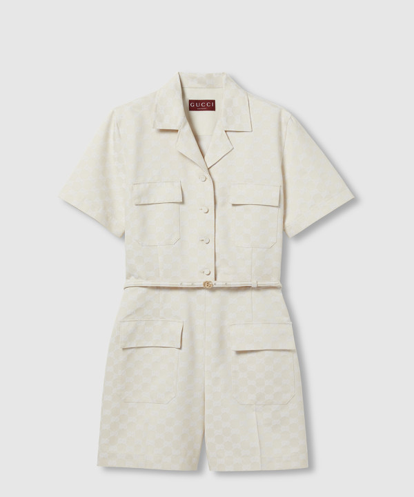 [GUCCI-구찌]GG 코튼 개버딘 점프수트 818256