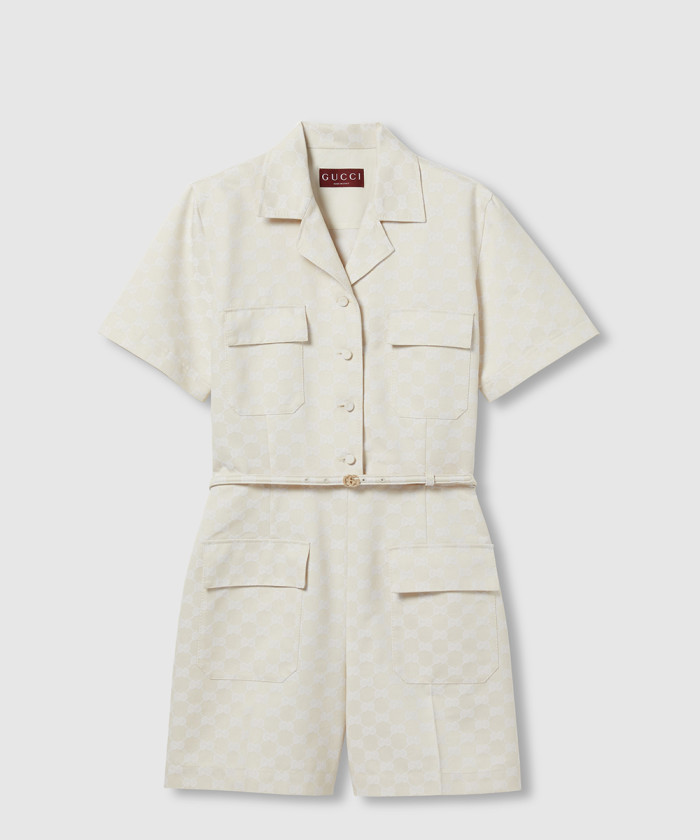 레플리카|이미테이션 gucci-구찌gg-코튼-개버딘-점프수트-818256