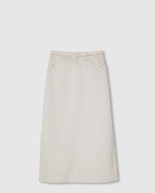 [GUCCI-구찌]GG 코튼 개버딘 스커트 788911