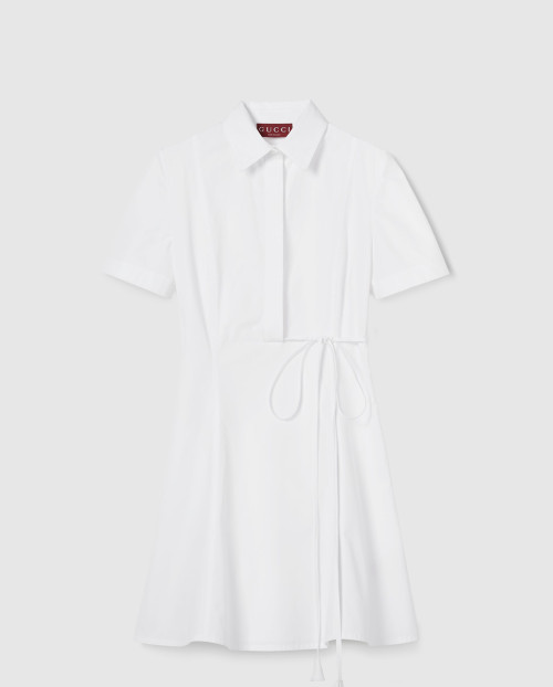 [GUCCI-구찌]엠보싱 처리된 헤비 코튼 포플린 드레스 ‎830730