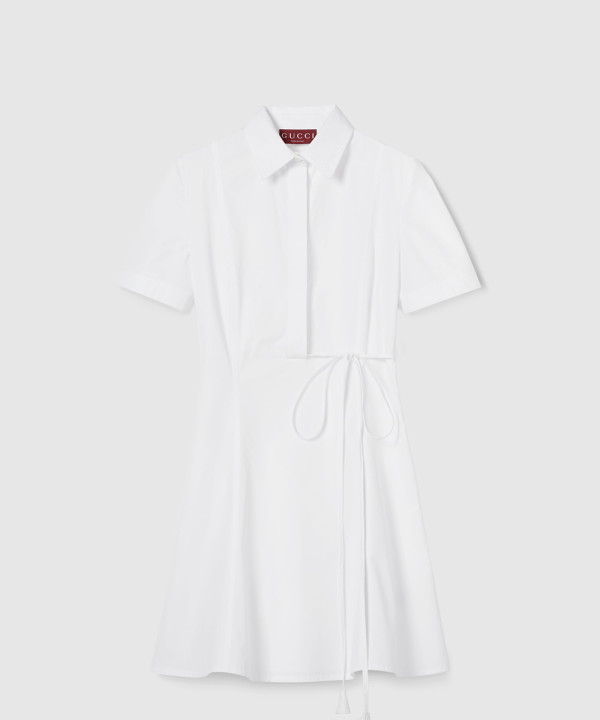 [GUCCI-구찌]엠보싱 처리된 헤비 코튼 포플린 드레스 ‎830730