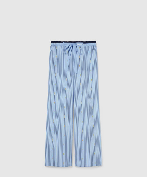 [GUCCI-구찌]프린트 코튼 포플린 팬츠 818541