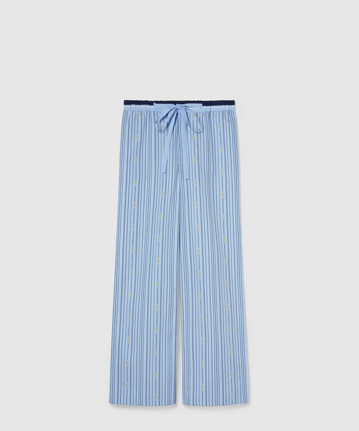 레플리카|이미테이션 gucci-구찌프린트-코튼-포플린-팬츠-818541