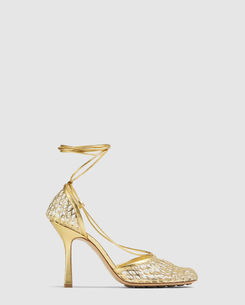 [BOTTEGA-보테가베네타]스트레치 레이스업 샌들 651388