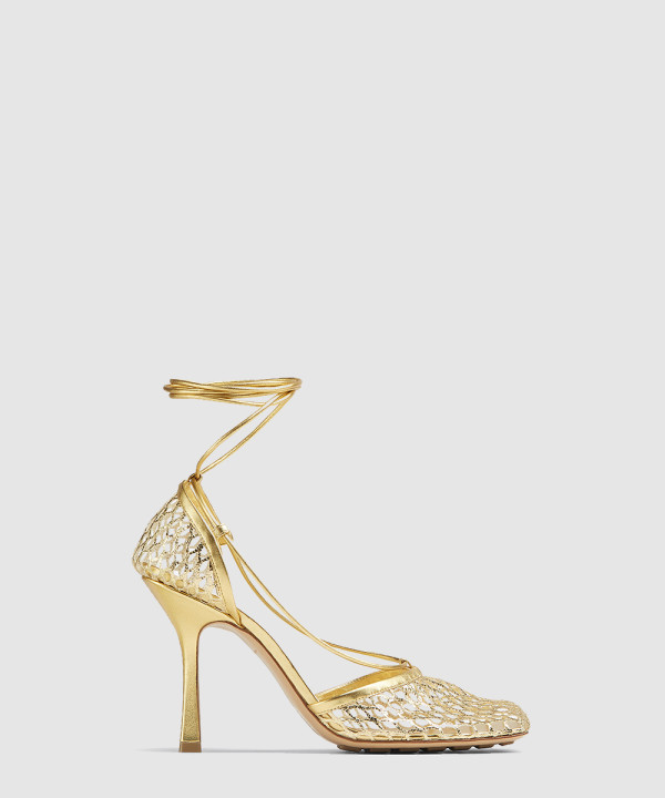 [BOTTEGA-보테가베네타]스트레치 레이스업 샌들 651388