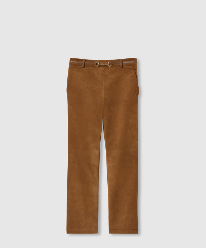 레플리카|이미테이션 gucci-구찌홀스빗-스웨이드-팬츠-815074