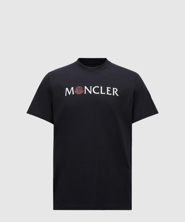 [MONCLER-몽클레어]구두점 로고 코튼 티셔츠