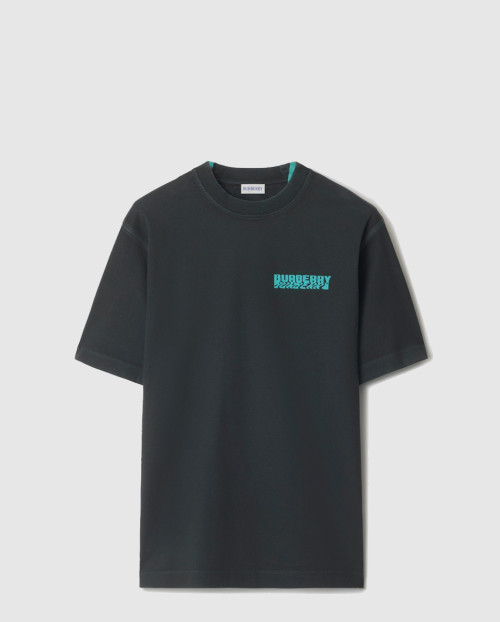 [BURBERRY-버버리]워프드 로고 코튼 티셔츠 81118651