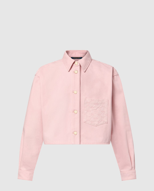 [LOUIS VUITTON-루이비통]크롭 데님 셔츠 1AHHT4