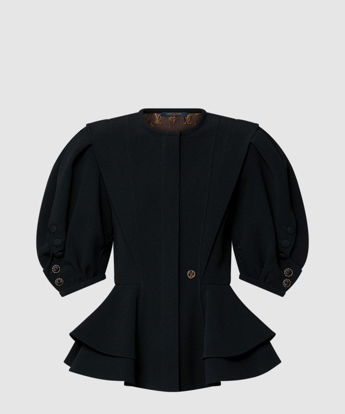 레플리카|이미테이션 louis-vuitton-루이비통퍼프-슬리브-페플럼-재킷-1aibb4