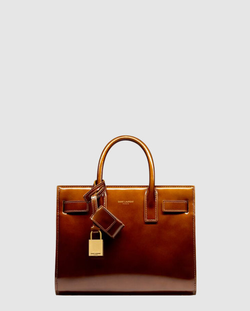 [SAINT LAURENT-생로랑]페이턴트 가죽 소재의 sac de jour 나노백 398711