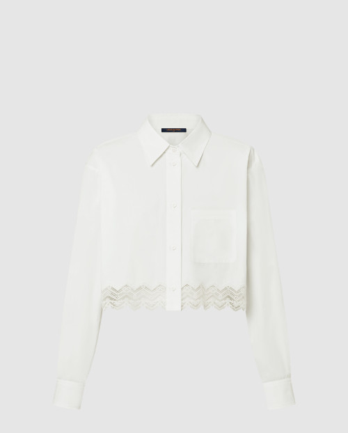 [LOUIS VUITTON-루이비통]레이스 트리밍 셔츠 1AHGWW