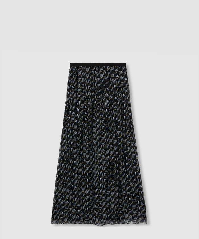 레플리카|이미테이션 gucci-구찌프린트-실크-스커트-818445