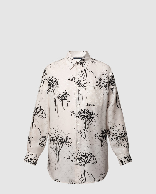 [LOUIS VUITTON-루이비통]모노그램 트리 실크 셔츠 1AHHLM