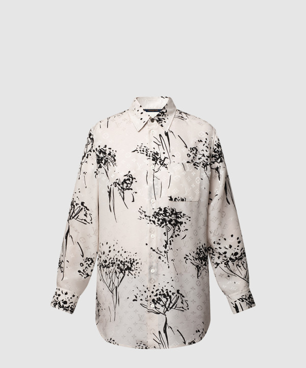 [LOUIS VUITTON-루이비통]모노그램 트리 실크 셔츠 1AHHLM