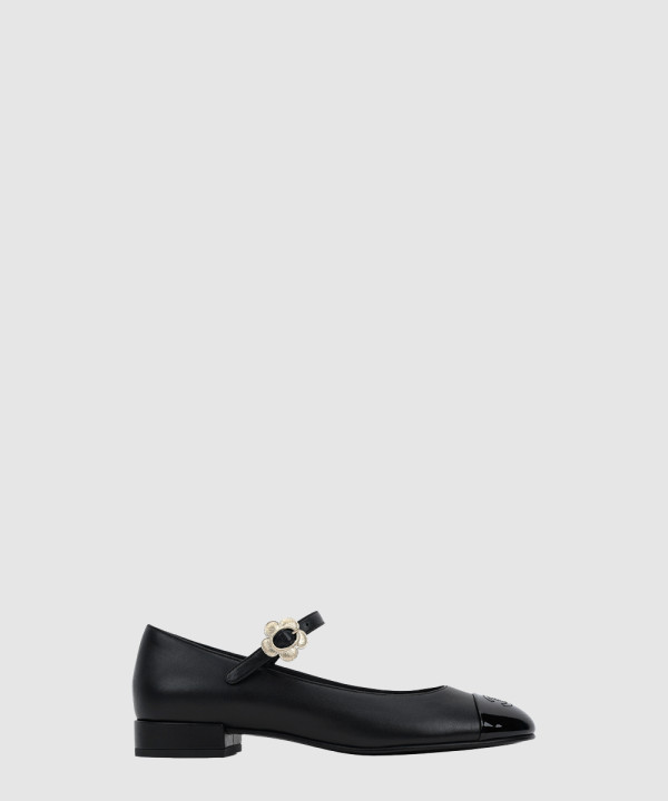 [CHANEL-샤넬]메리제인 플랫슈즈 G39582