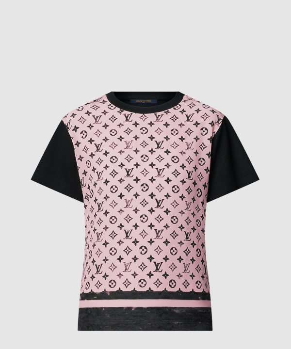 [LOUIS VUITTON-루이비통]워시드 모노그램 프론트 티셔츠 1AIAZW